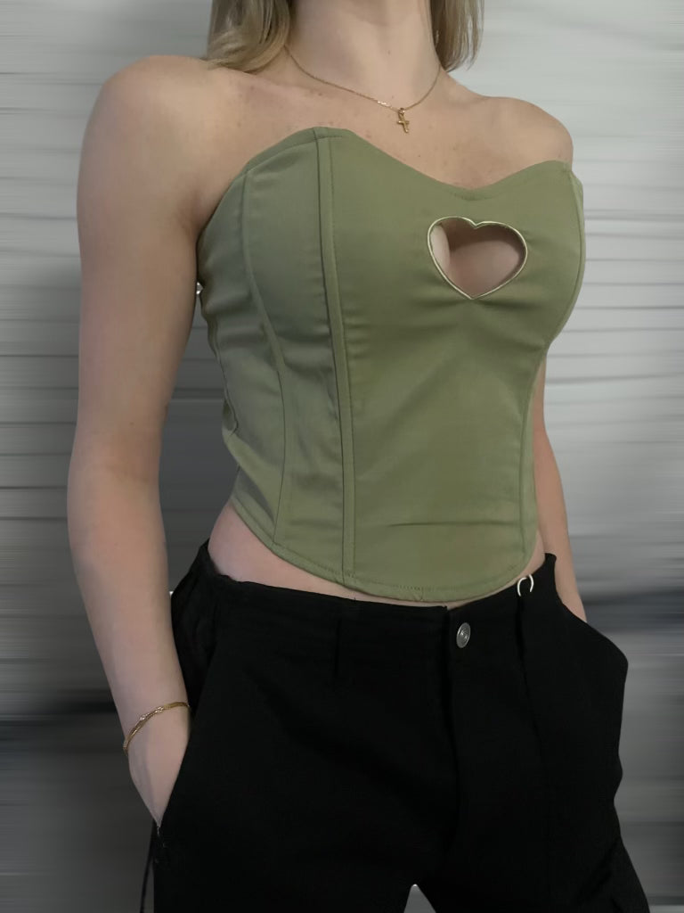 HEART TUBE TOP
